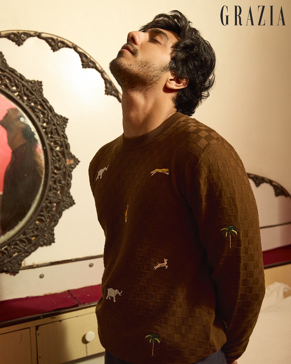 GraziaIndia's tweet photo. Before stepping into the spotlight, Ahaan learned the craft behind the scenes – assisting on films like Rock On 2, Freaky Ali, and The Railway Men, soaking in every detail and studying actors like Kay Kay Menon with breathtaking precision

So, when Saiyaara came his way, Panday didn’t see it as a launchpad. He saw it as a responsibility. From the very first read, he knew his character needed softness, especially in today’s film scene, which is dominated by loud masculinity. “I had a diary where I wrote extensively about Krish and how I wanted him to be, things about him and what he was feeling before scenes. There was this one thing written in bold letters on top of it: The softness and masculinity for Krish.”

Ahaan is wearing a ‘LV x The Darjeeling Limited’ embroidered sweater, folded mohair trousers, ‘LV Instinct’ ring, ‘LV x The Darjeeling Limited’ canvas bag, and ‘Minister’ derby shoes, all Louis Vuitton (@louisvuitton) 

Photographer: Keegan Joseph Crasto/ Public Butter 
Make-up: Stephen Jadhav
Hair: Team Hakim Aalim 
Styling Assistant: Vedica Vora

#GraziaIndia #JanuaryCover #2026 #2026Cover #AhaanPanday