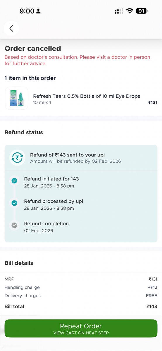 sonikakunder's tweet photo. Is this a joke? @letsblinkit https://t.co/YsoDbPtphR