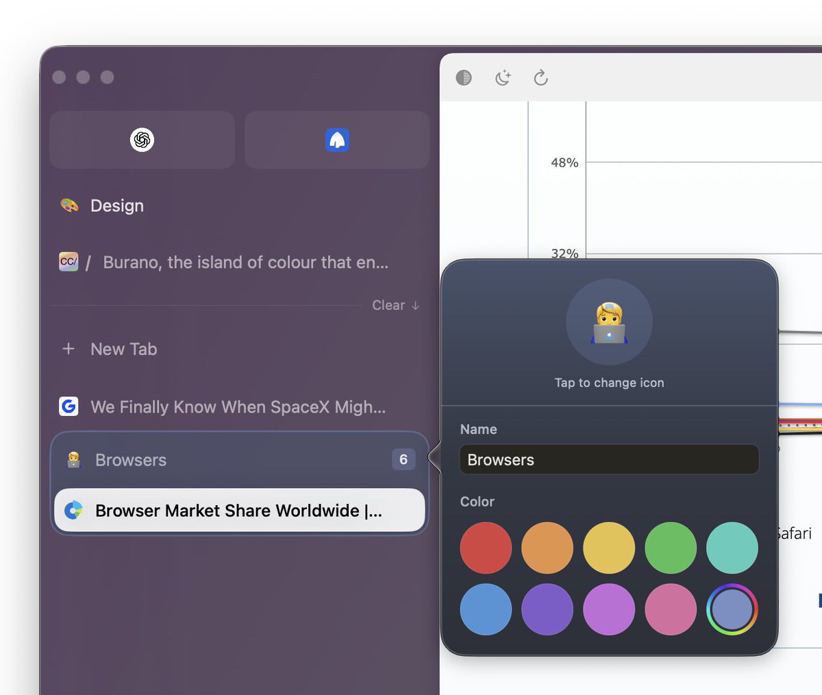 Click Browser tweet media