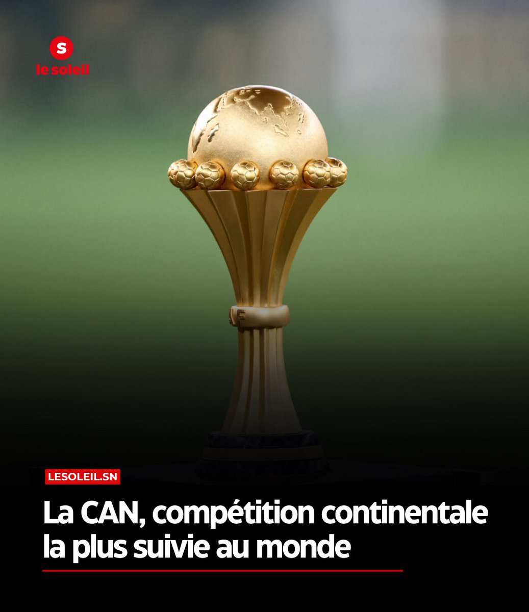 Selon un communiqué de la Confédération africaine de football (CAF), la Coupe d’Afrique est devenue la compétition continentale de football la plus suivie au monde avec « 6 milliards de vues numériques cumulées sur les réseaux sociaux tout au long de la compétition ».

➡️