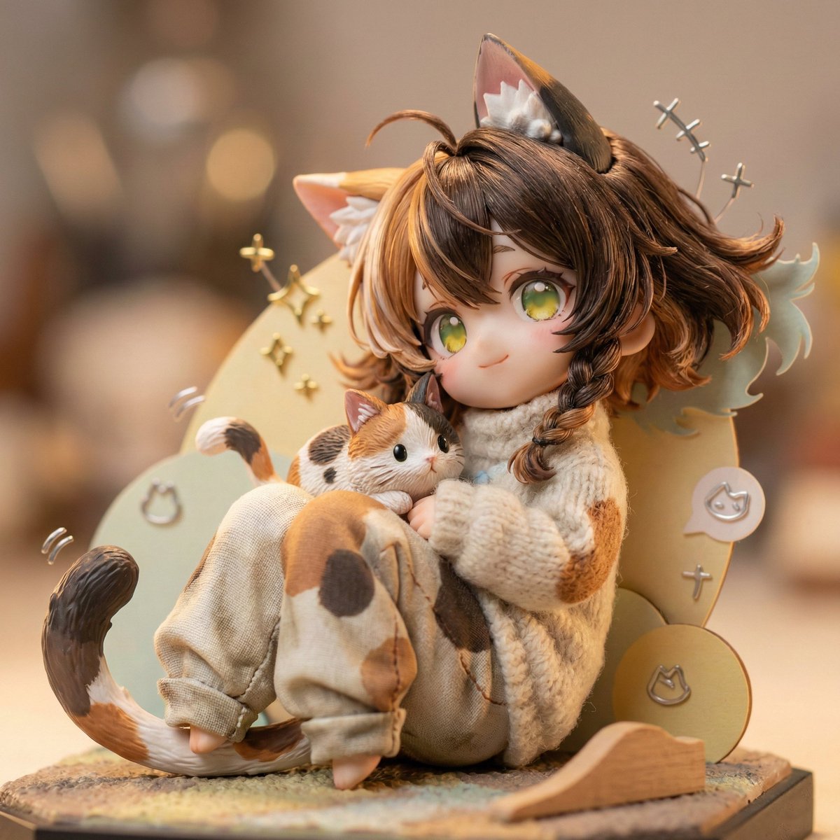 おやすみ フィギュア化楽しいのぉ〜😃 なんてない、いつものちびキャラ