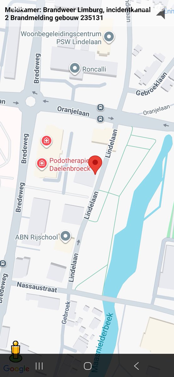 Brandmelding Gebouw in Roermond