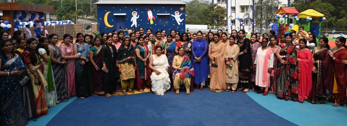 Def_PRO_Chennai's tweet image. A state-of-the-art children’s park with colourful recycled materials was offered to Residents of CGRA Vizag on 28 Jan ‘26. Inaugurated by Mrs Anuradha Saini, President #TatrakshikaEast, the play arena boosts quality of life &amp;amp; wellbeing for #CoastGuard families through recreation.