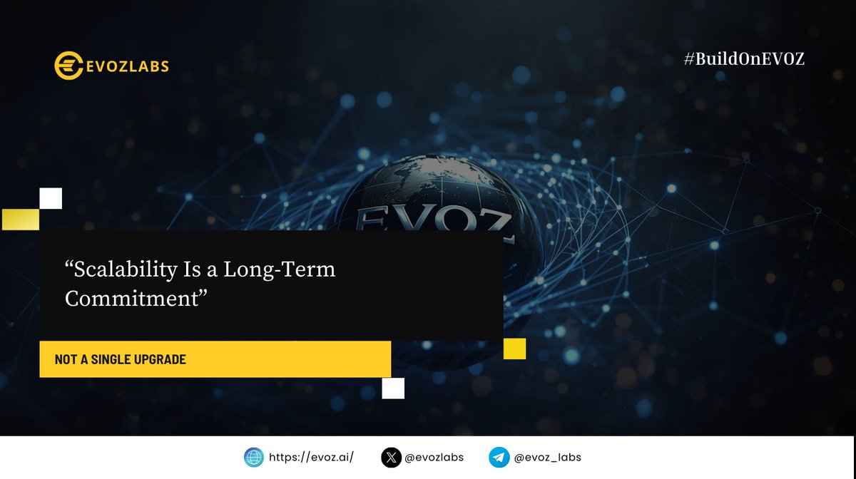 evozlabs's tweet image. True scalability requires architectural planning, not patches. Networks that plan for growth early are better prepared for real adoption.

#Scalability #BlockchainArchitecture #Web3