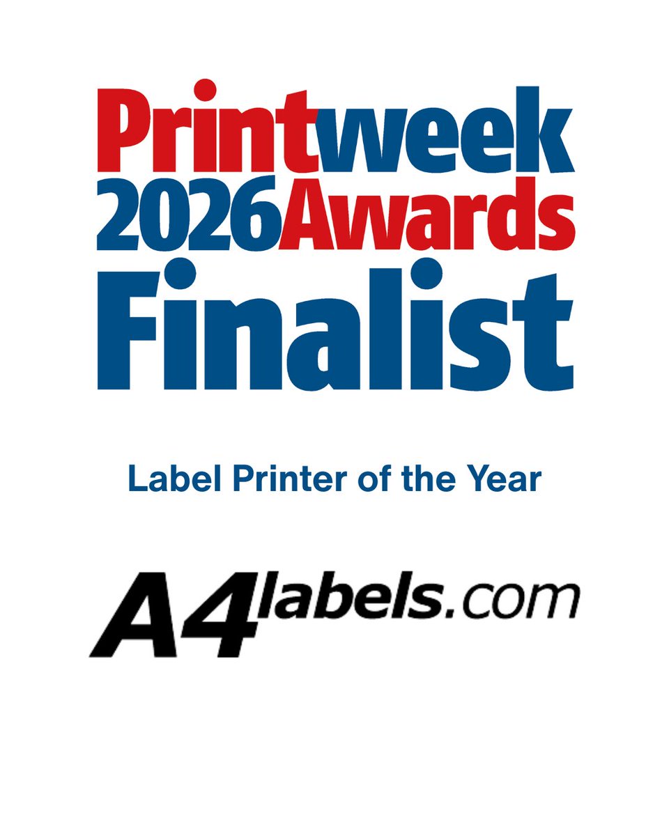 We’re finalists at the Printweek Awards 2026 🏆
Shortlisted in 3 categories:
🌱 Environmental Company of the Year
🚀 SME of the Year
🖨️ Label Printer of the Year

Proud moment for the whole A4Labels.com team 💛
#PrintweekAwards #Finalist #UKPrint #Labels