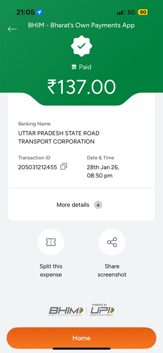 arpitguptayt's tweet photo. @UPSRTC @UPSRTCHQ @NPCI_BHIM 
Amount was debited but the app showed transaction failed / ticket cancelled. Tried calling the tollfree no. call autodisconnects within seconds
Order ID: 20069312772601282050174918722
Please process the refund at the earliest or guide on resolution. https://t.co/ZhToCXgYVS
