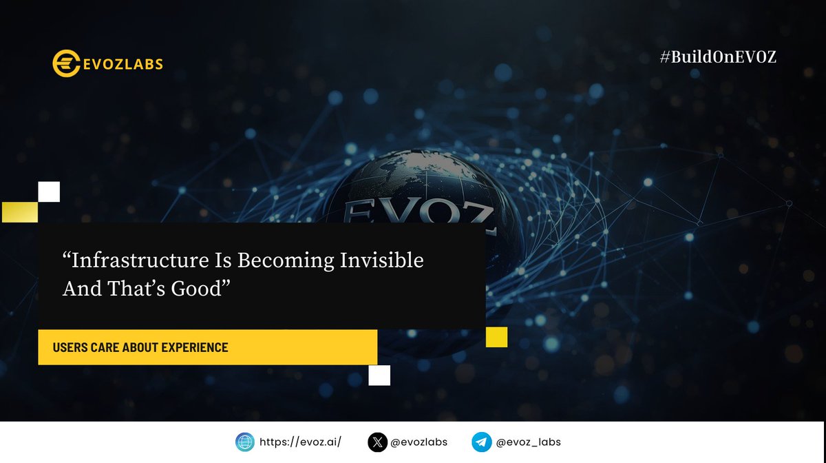 evozlabs's tweet image. As blockchain matures, the best infrastructure works quietly in the background, delivering seamless performance without friction.

#UserExperience #BlockchainInfra #Web3UX