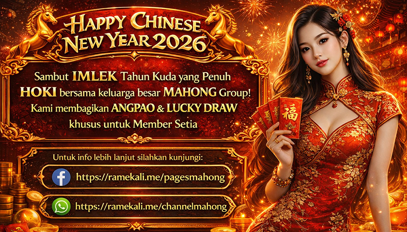 Finajessicka's tweet photo. π§§ PROMO SPESIAL IMLEK 2026: TAHUN KUDA PENUH HOKI! π§§
Menyambut Tahun Baru Imlek 2026, MAHONG Group hadir membawa keberuntungan berlipat untuk seluruh Member Setia kami!
π Cek info lengkap di Bio
#Mahongtoto #Imlek2026 #TahunKuda #AngpaoImlek #Hoki2026 #LuckyDraw #MahongGroup https://t.co/Z6J3z1LjiC