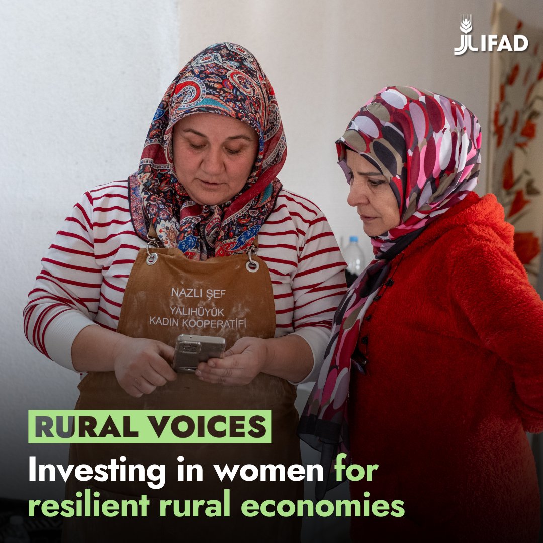 Women play a central role in global food systems, yet their economic potential remains underutilized. Closing the gender gap in productivity could add nearly US$1 trillion to global GDP.

In #Türkiye, where women make up only a third of the workforce, IFAD and the government have