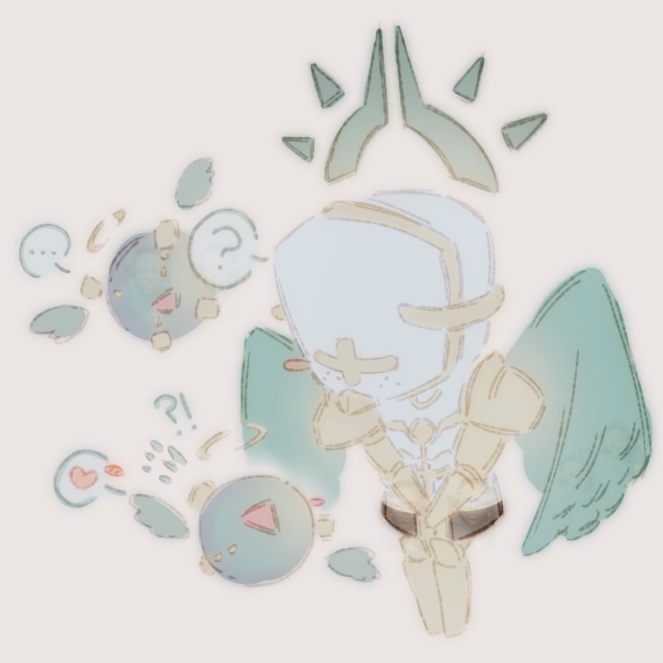 0000O0O0O00000's tweet image. 萌萌（❌不是CP）
這請求有點兒難畫，我經常都不畫可愛的東西的。（抱歉第二圖還沒畫完）