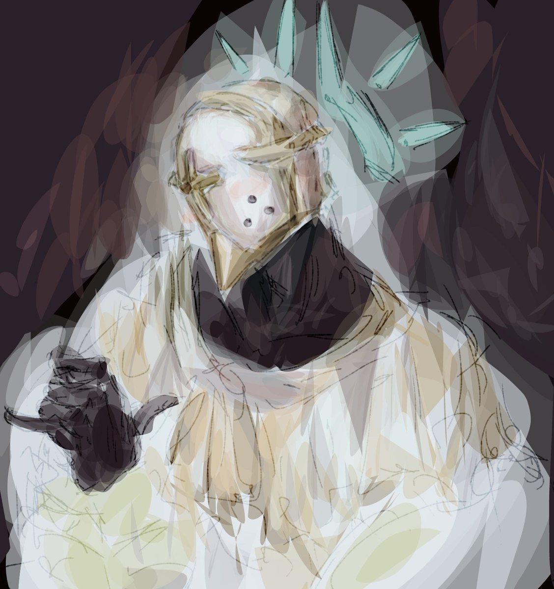 0000O0O0O00000's tweet image. 萌萌（❌不是CP）
這請求有點兒難畫，我經常都不畫可愛的東西的。（抱歉第二圖還沒畫完）