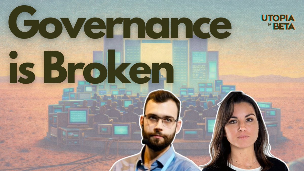 Utopiainbeta's tweet photo. What if governance wasn’t about wealth, popularity, or politics?

What if it was about ideas and execution?

A deep dive into cognitocracy, merit, and the future of governance on the latest Utopia in Beta with Victor Vernissage from @humanode_io.

📺 https://t.co/9T0TUUoF4b https://t.co/cNkY3O613B