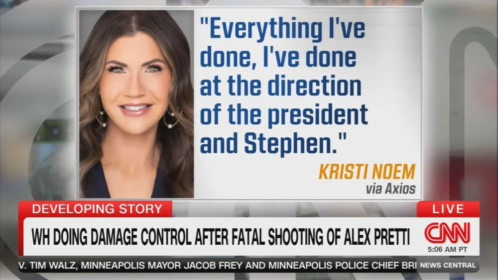 atrupar's tweet image. Kristi Noem: "Everything I've done, I've done at the direction of the president and Stephen"