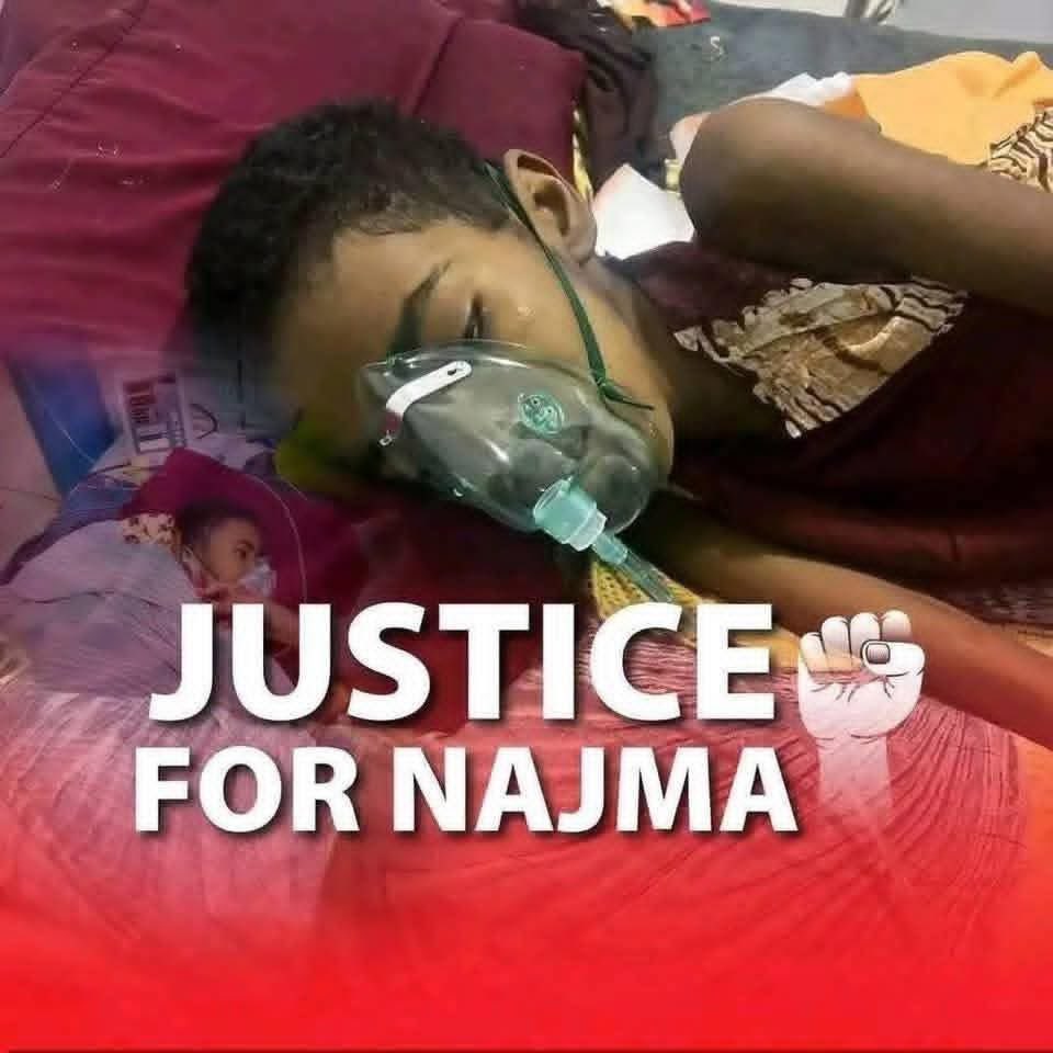 ADhakhtar's tweet photo. The injustice that befell young Najma once again highlights the urgent need for genuine justice, accountability, and the protection of innocent lives.
The absence of justice does not only affect the victim; it also erodes public trust in the justice system. https://t.co/vDl0HqGWb8