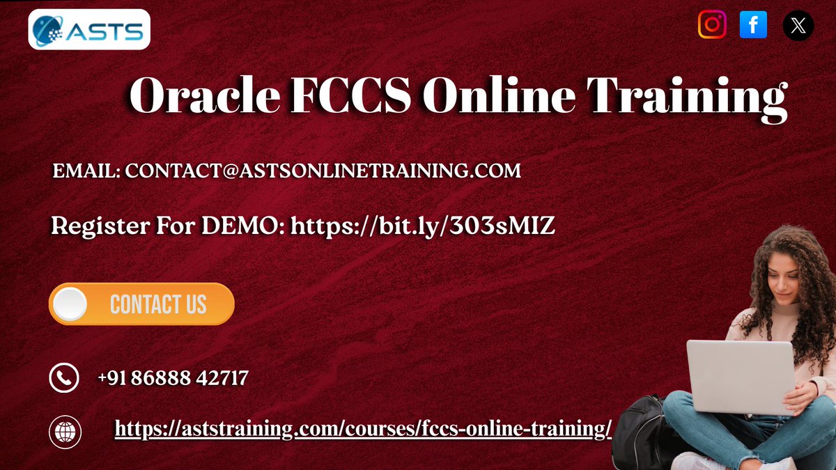 AstsTraining's tweet photo. 𝐑𝐞𝐠𝐢𝐬𝐭𝐞𝐫 𝐟𝐨𝐫 𝐃𝐞𝐦𝐨 𝐨𝐧 𝐎𝐑𝐀𝐂𝐋𝐄 FC𝐂𝐒: https://t.co/iIZujF0C3P
𝐊𝐧𝐨𝐰 𝐌𝐨𝐫𝐞: https://t.co/6CFuxEIzg0
#OracleFCCSNewBatch #FCCSOracle #FCCSCourse #FCCSOnlineTraining #FCCSTraining #OracleFCCS #FCCSTraininginHyderabad #FCCSOnlineCourse #DemoonOracleFCCS https://t.co/AoMhjRl2pn