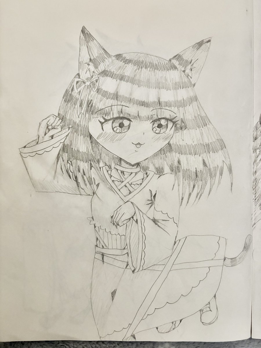 朝方とんでもない事なったみたいですが夜描き切れたので良かったです