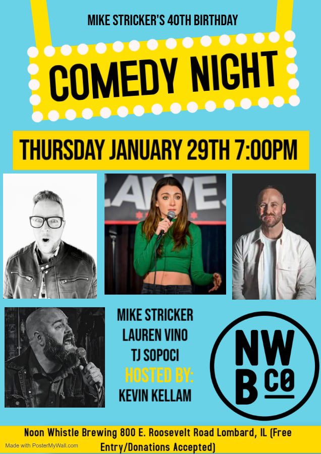 This is tomorrow in Lombard at Noon Whistle.  Who knows if any of us make it ten more years, come party tomorrow.

A lineup of my buddies at one of the finest breweries in the Midwest.