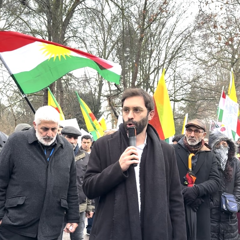 MPs GIVE SUPPORT TO ROJAVA OUTSIDE THE COUNCIL OF EUROPE: Emmanuel Fernandes (France), Berdan Öztürk (Turkey) Constantinos Efstathiou and Oz Karahan (Cyprus)