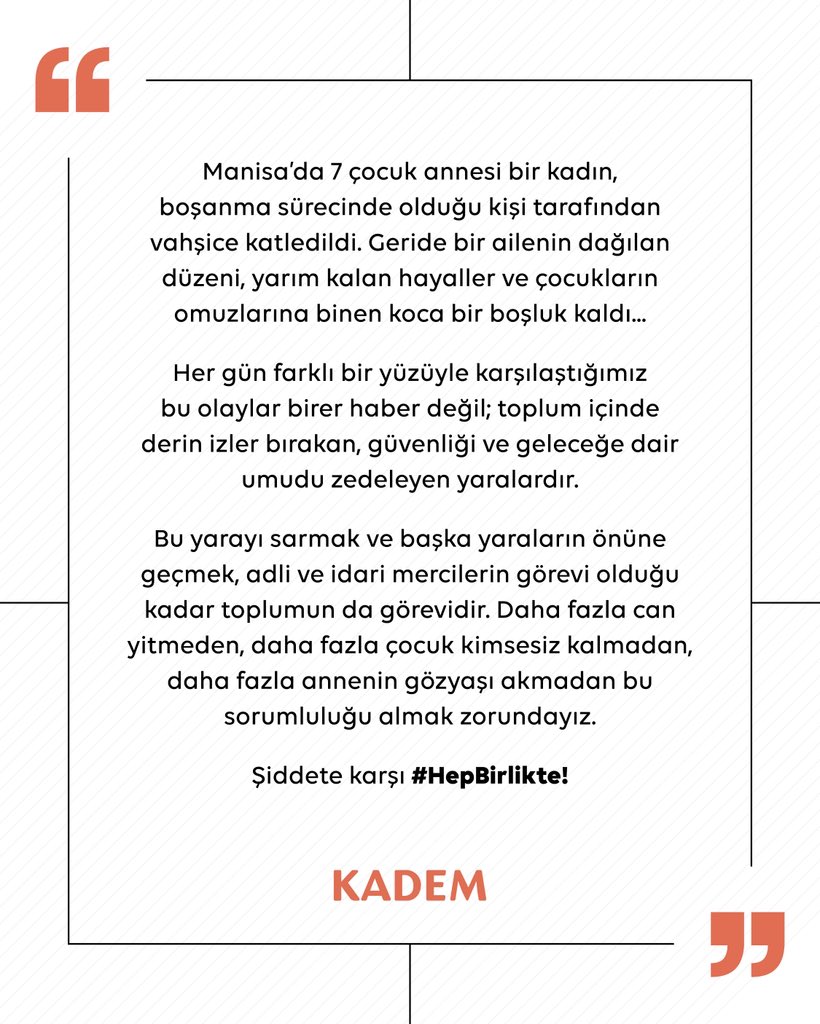 Şiddete karşı #HepBirlikte!🟠