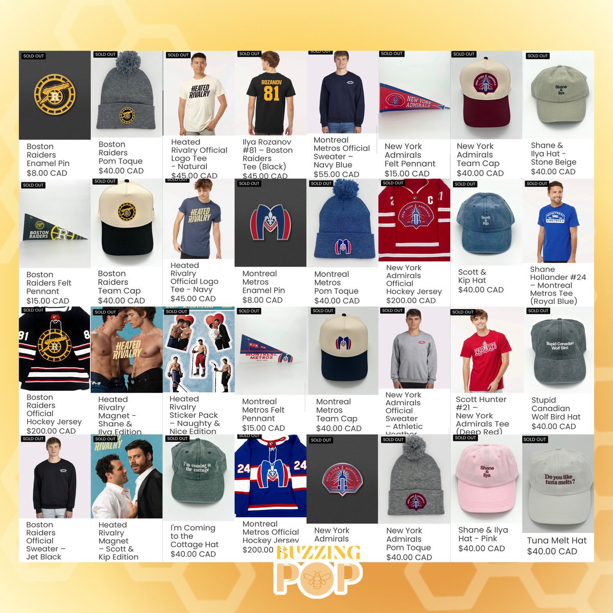 ‘Heated Rivalry’ producers Brendan Brady and Jacob Tierney confirmed Hudson Williams, Connor Storrie &amp; other cast members will own all profits from merch that uses their likenesses.

This is rare in the TV industry, where studios typically own all intellectual property rights.