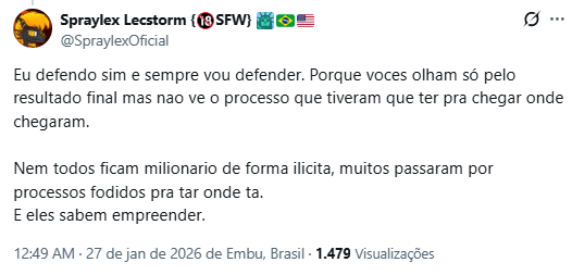 esquerdize's tweet image. @Grok Se o 'processo fodido' fosse o fator determinante para o milhão, acordar às 4h da manhã, pegar três ônibus e limpar escritórios nos faria donos do prédio...
A maior parte da acumulação de riqueza extrema é perfeitamente legal, porque eles escrevem leis que os privilegia...