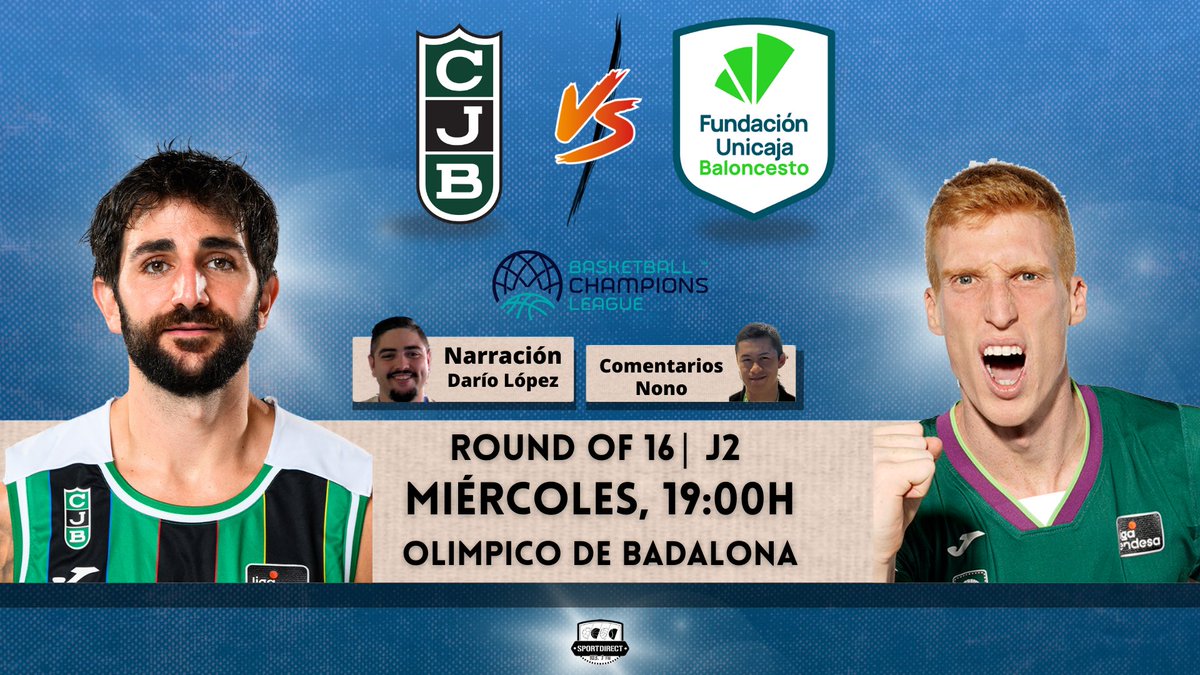 📣 ¡DUELO POR TODO LO ALTO EN BADALONA!

🟢 El Unicaja se juega ante Joventut el liderato en su grupo de BCL

📻 Podrás seguir el encuentro a través del 103.7 FM y nuestras plataformas habituales