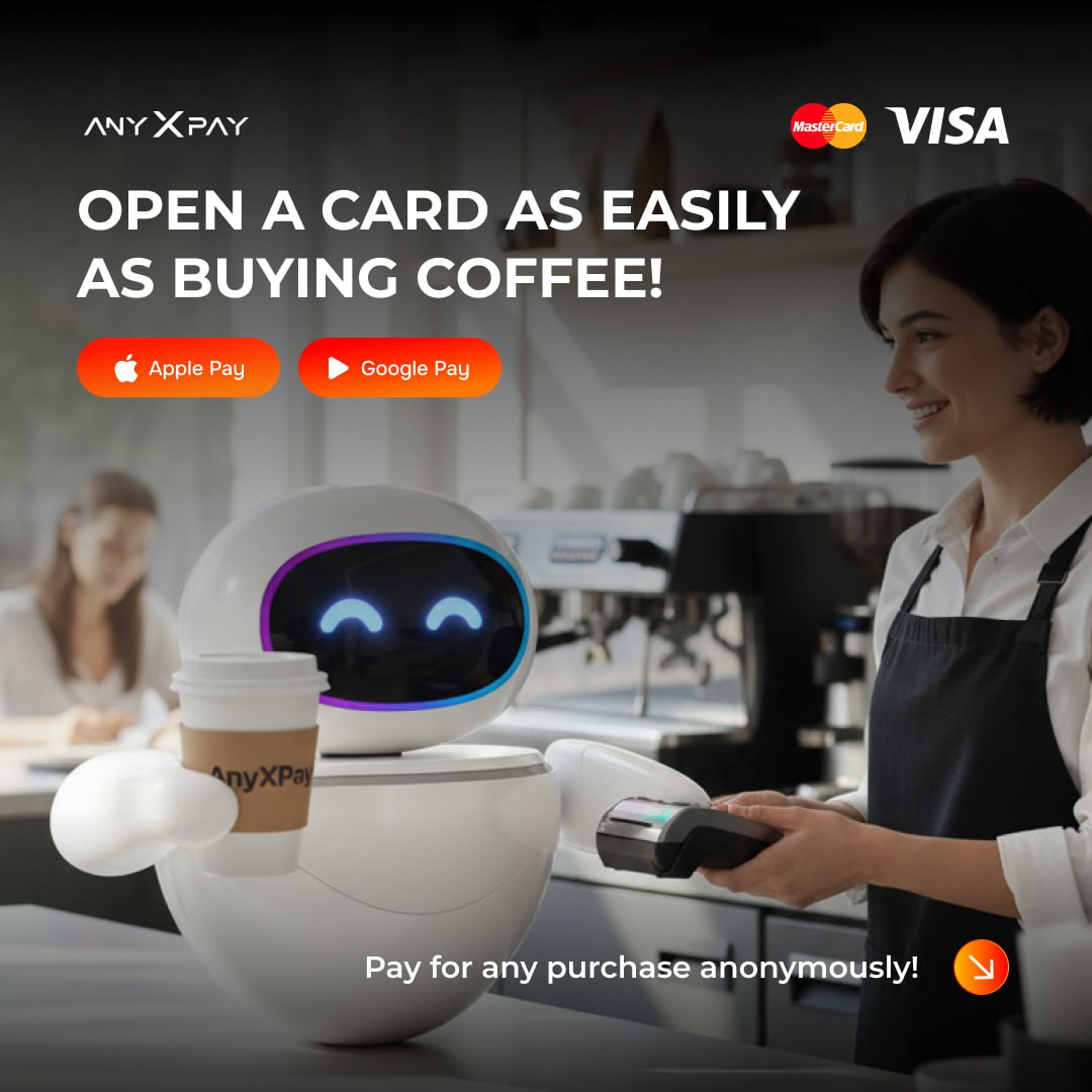 circular_777's tweet image. It's like getting a premium card, but for crypto. And for free. 🏅 Promo code CRYPTO4YOU erases borders. 👉 bit.ly/freevisamc
#AnyXPay #PremiumCard #CRYPTO4YOU #ForCrypto #ForFree