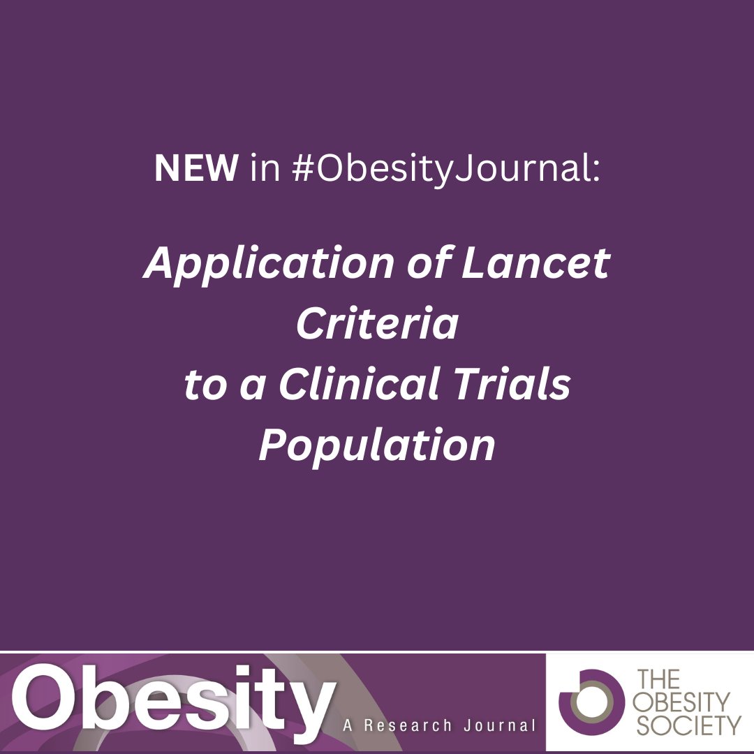 The Obesity Society tweet media