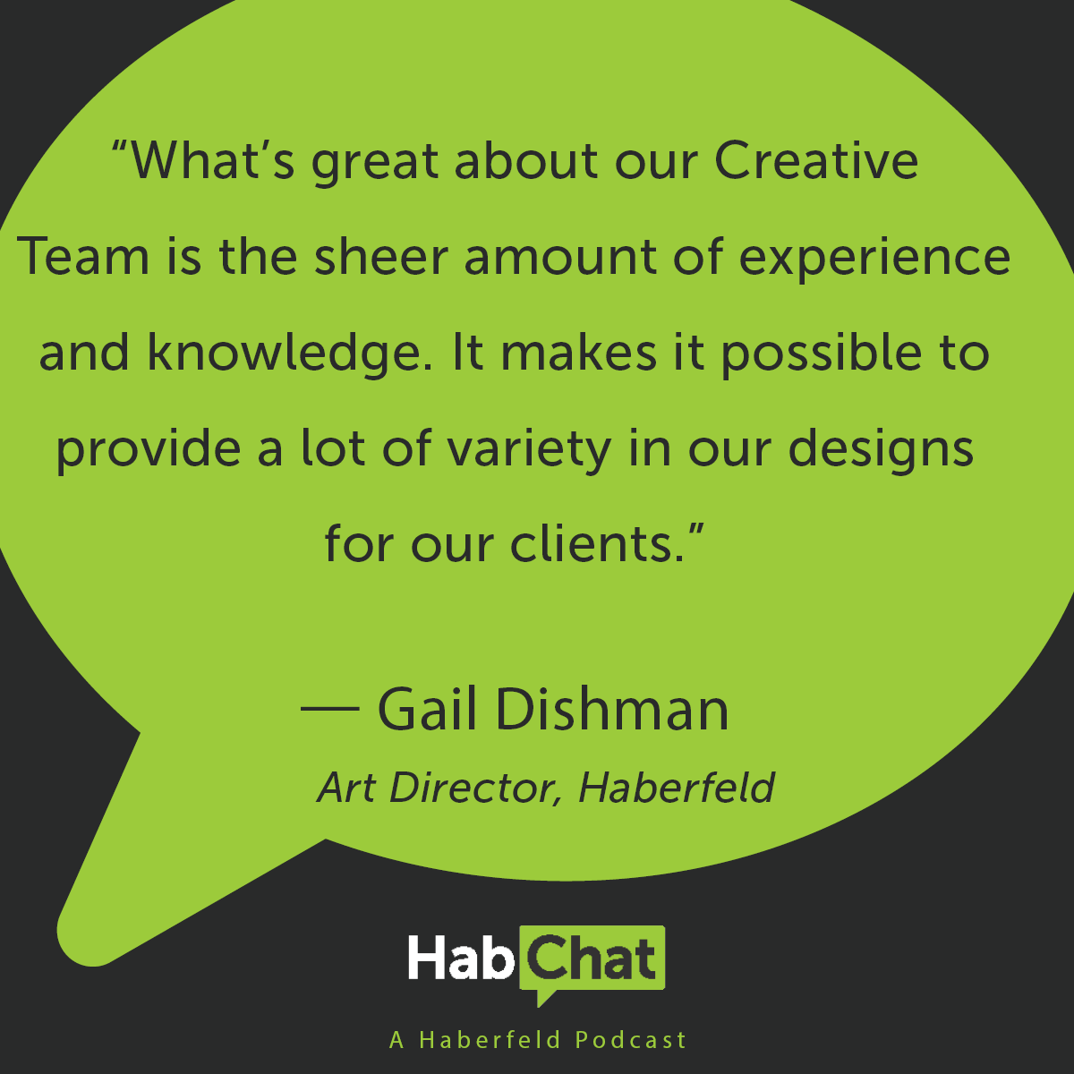 Haberfeld's tweet photo. If you haven’t heard our latest HabChat, there’s no better time than now to learn how we combine content, strategy, and design for incredible results. Listen here!  

https://t.co/OECzaTlhIW https://t.co/5PWIyLboW7