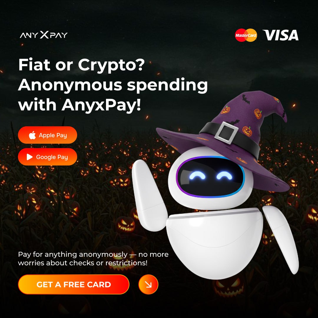 circular_777's tweet image. Your first step towards mass crypto adoption. 🚶‍♂️ With a VISA/Mastercard card from AnyXPay. The step is free with CRYPTO4YOU. 
👉 bit.ly/freevisamc
#AnyXPay #Adoption #CRYPTO4YOU #FirstStep #Mass