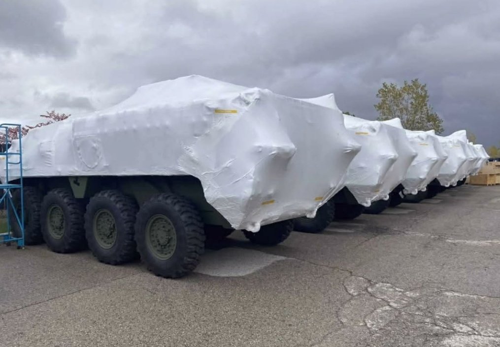 Lukai1861's tweet image. #Macedonia #USA | North Macedonia 🇲🇰 set to receive 42 US-made 🇺🇸 Stryker armoured vehicles:

North Macedonia's 🇲🇰 Ministry of Defence has reportedly released images of the Stryker armoured vehicles soon to be delivered to the national army. Defence Minister Vlado Misajlovski