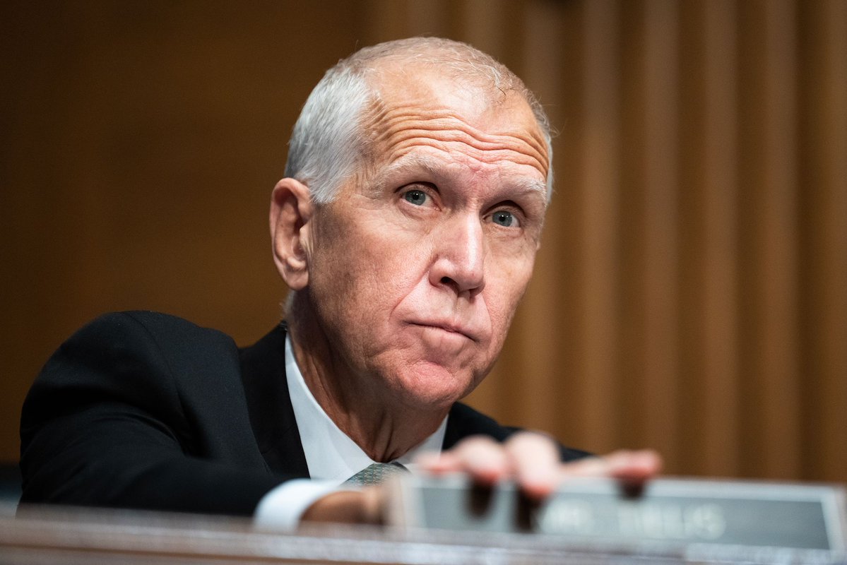 RpsAgainstTrump's tweet image. Republican Senator Thom Tillis on Trump calling him a “loser”:

“I am thrilled about that. That makes me qualified to be homeland security secretary and senior adviser to the president.”
—CNN