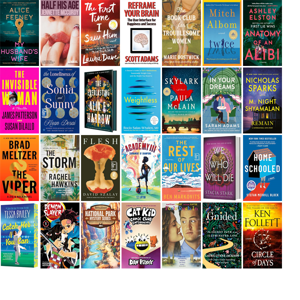 TPMLibrary's tweet photo. This week the Tye Preston Memorial Library has 557 new books and one new movie.  New items include Heated Rivalry, My Husband's Wife, Tough Guy, Half His Age, Dear Debbie, The Long Game, The First Time I Saw Him, Reframe Your Brain, and The Wolf King. https://t.co/eKAmDrkhRD https://t.co/mUwflaSMct
