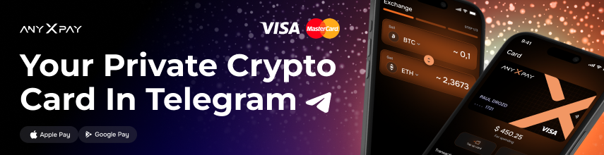 circular_777's tweet image. Status: "Holder of a VISA/Mastercard crypto card". 🏷️ Want one? Enter CRYPTO4YOU and update your status. 👉 bit.ly/freevisamc
#AnyXPay #Status #CRYPTO4YOU #Holder #Update
