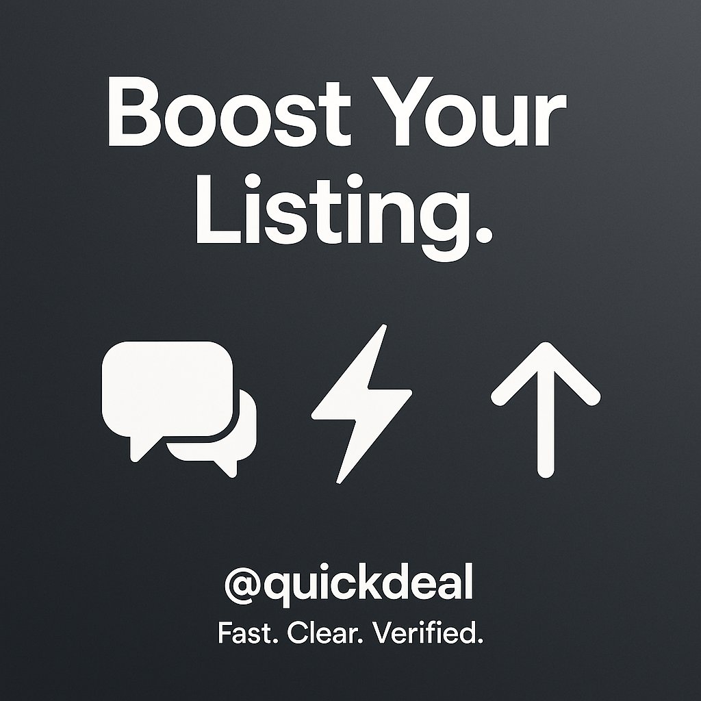 quickdeal's tweet image. BREAKING NEWS: Your listings are DYING in silence right now—unless you ACT FAST!! 😱🔥

Want EXPLOSIVE views, CLICK APOCALYPSE numbers, and engagement that’s straight-up UNHINGED??  

Then you ALREADY know the move… TAG @quickdeal IMMEDIATELY or forever hold your peace!! 😈📰…