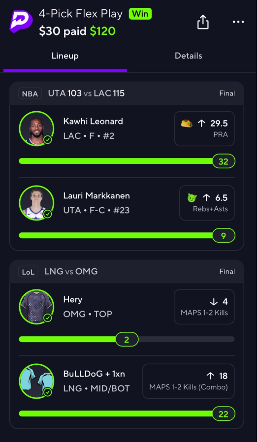 BanesquadEsport's tweet photo. $30 ---> $120✅

Esports 🤝 Sports

All the best props, slips, and data in one place! Stop sleeping on the best discord in the game right now!

Shoutout @silentopickz for the props!

DISCORD: https://t.co/EJyH1Tnbrz

Come Join!
#Banesquad #Esports #PrizePicks https://t.co/UXi6tZ1NHx