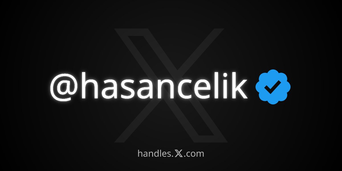 Hasan Çelik tweet media
