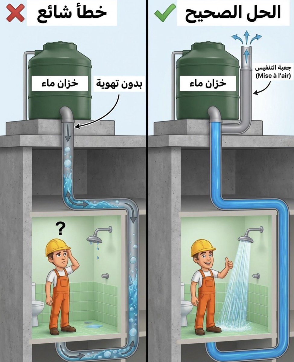 تهوية الخزان العلوي

🧐طبعاً في حال عدم تركيب مضخة 

#مصاريف_البناء #التصميم_الداخلي #تكاليف_البناء