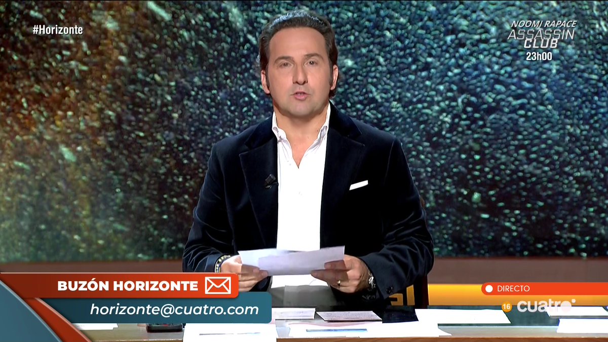 Si quieres enviarnos cualquier información, escríbenos al correo del programa: horizonte@cuatro.com #Horizonte