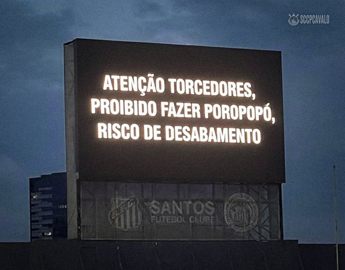 🚨 Vila Belmiro informa: