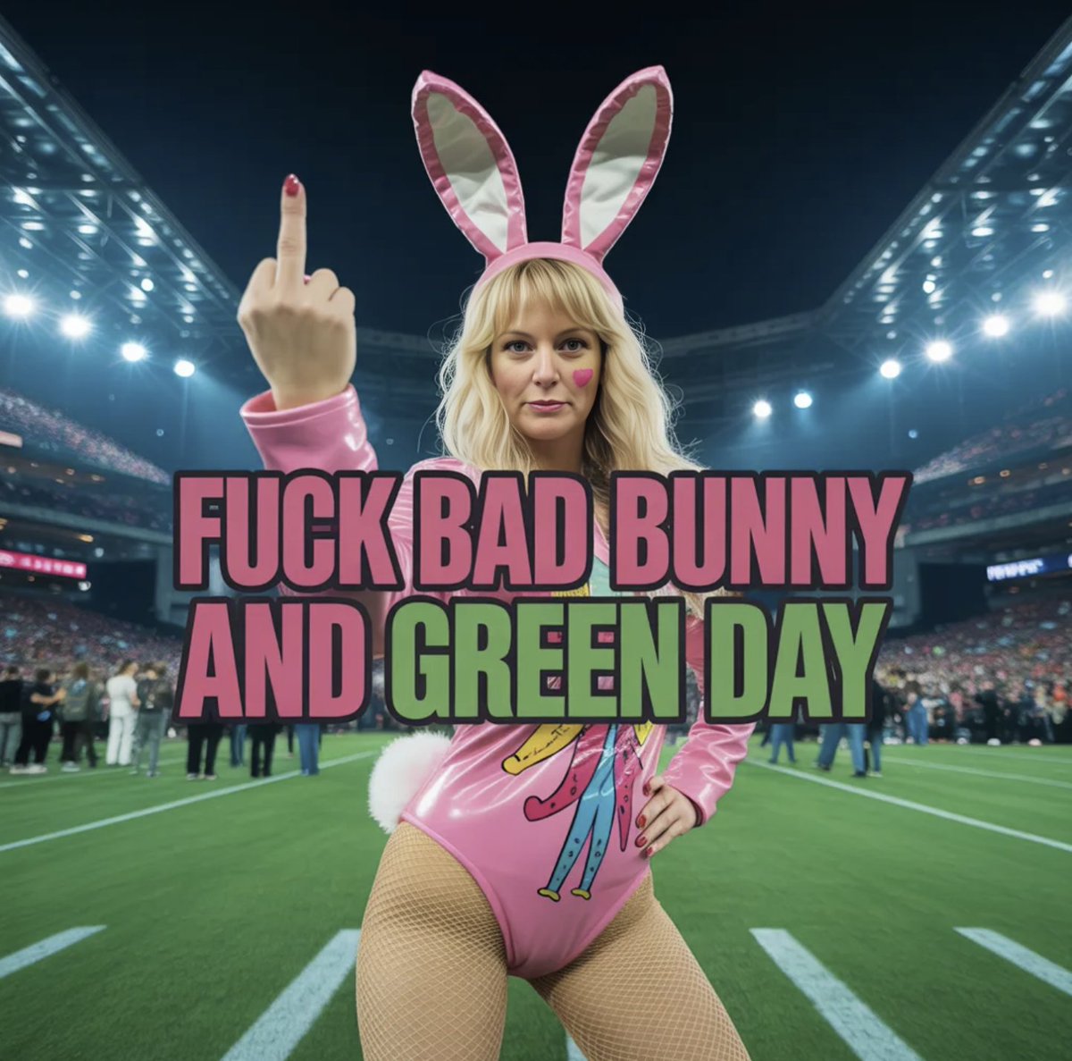 Fuck <a href="/NFL/">NFL</a> ...
Who's Boycotting Halftime...
F'ing Bad Bunny and Green Day...
I bet this is the lowest ratings show in it's history...
Can we get <a href="/johnrich/">John Rich🇺🇸</a> and <a href="/KidRock/">KidRock</a> to do a live stream during this time...
It would blow up X...it'd be fantastic...
And how about Belichick getting