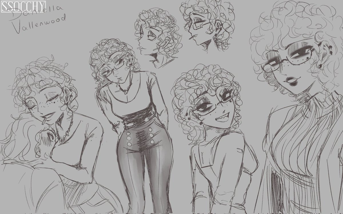 ssocchy's tweet photo. Também fiz uma versão da Dani com cabelo natural ou mais bagunçado, sla.
#illustration #ilustração #イラスト #oc https://t.co/W5OqIuUqkw