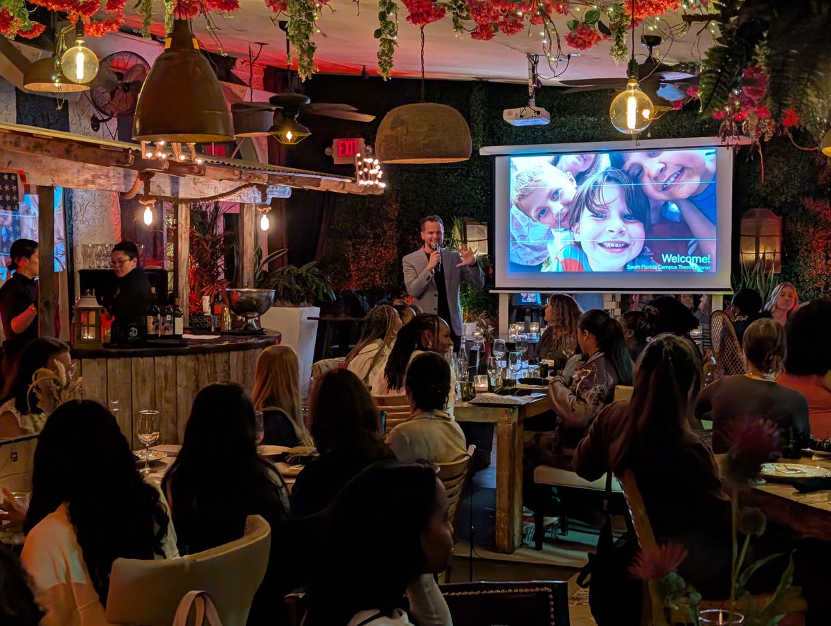 Spent the evening with all (50!) of our Primer Leaders in South Florida.

Sort of wild that a few short years ago it was just four of us setting up the first-ever Primer a few blocks from here.

These folks are relentless. The next generation is so lucky to have them.