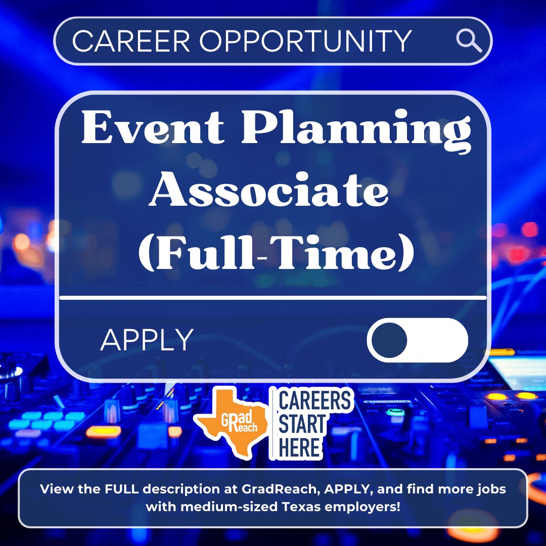 Log in to GradReach and see Event Planning Associate to learn more.

New opening at Wan Bridge Group! Experience with AI in a work or school organization setting is preferred. 

Remember to log in/register on GradReach’s website.

#CareersStartHere #EntryLevel #GradReach