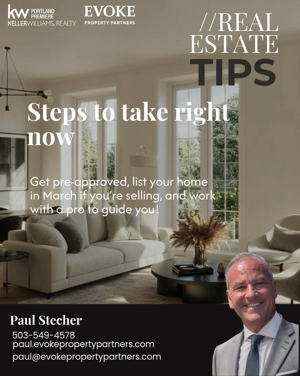 paul_stecherRE's tweet photo. 🔑 Looking to buy a home in Portland? February's your lucky month! 🏠 Prices drop nearly $15K under the median. Start planning now: get pre-approved, list your home in March if selling, and work with an expert (me!). Let's chat strategies and snag that dream home! #BetterCallPaul https://t.co/NnuDE4NZWh