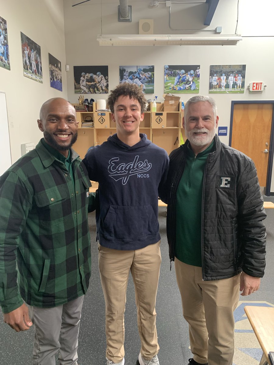 Oakleenpadgett's tweet photo. After a great conversation with @Coach_Creighton I am Blessed to announce my first division one offer from eastern Michigan. @NCCEaglesFb @CJacksonPRZ @CalebSisk_ @5StarFBRecruits @NwGaFootball @EMUFB @PJHughes48 @One11Recruiting @RecruitGa @gobigrecruiting https://t.co/FuVwLG6hUy