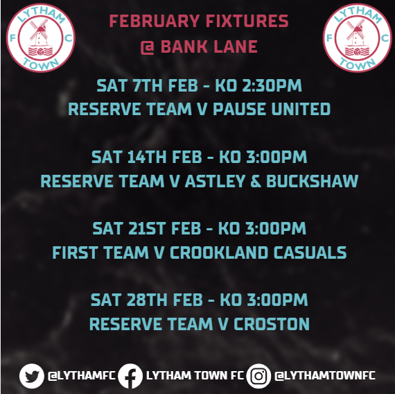 LYTHAM TOWN FC tweet media
