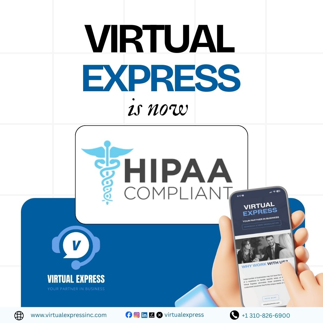 virtualexpress_'s tweet image. Exciting news! Virtual Express is now officially HIPAA compliant, reinforcing our commitment to protecting your privacy and health information. Thank you for trusting us!

#HIPAACompliant #VirtualExpress #HealthPrivacy #TrustInUs