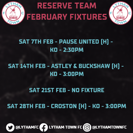 LYTHAM TOWN FC tweet media
