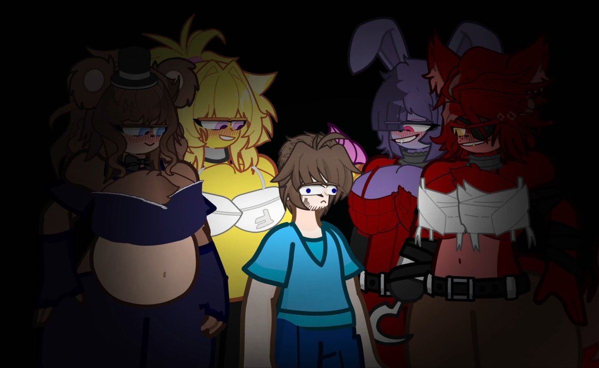 TenerZilla's tweet image. If you ever thought Mothra's sussiness was bad enough... Just said for their turn 💀
Oh yeah, I also added Steve, please don't ask stupid questions why he is in FNIA, I did it for shits and giggles. 🫩

#gacha #gachasfw #FNAF